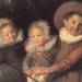 Three Children with a Goat Cart (detail)
